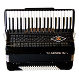 Acordeon Todeschini 120 Baixos Preto