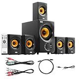 Acoustic Audio AA5170 Home Theater 5 1 Sistema De Alto Falantes Bluetooth 700W Com Sub Alimentado