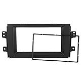 Acouto Kit De Moldura Estéreo Para Carro DVD Rádio Estéreo Montagem De Painel De Montagem De Modificação Kit De Moldura De Vídeo Para Painel De Montagem De Vídeo Compatível Com SX4