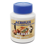 Acriflex 120g Acrilex endurecedor Modela Tecido