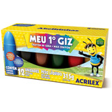 Acrilex 9512 Giz De Cera 12 Cores