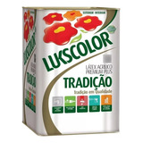 Acrílico Lukscolor Latex Branco Fosco De 18l