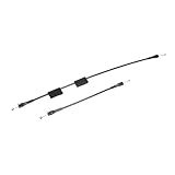 ACROPIX Cabo De Liberação De Trava De Porta Traseira Direita Para Ford E 150 E 250 E 350 E 450 Econoline Super Duty Van Wagon 1992 2018 Cabo De Maçaneta Traseira 8C2Z15431A02C 924 351 Peças De Carro