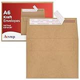 ACSTEP Pacote Com 100 Envelopes A6