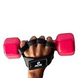 Acte Luva Protetora Palmar Tamanho P Em Nylon E Couro Para Musculação Crossfit E Funcional T307 Preto