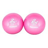 Acte Par De Bolas Tonificadoras De 1KG Bolas Tonificadoras Para Pilates Bolas De Treinamento Bolas Fitness Bolas Yoga 2 Unidades Rosa