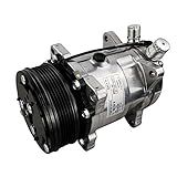 ACTECmax Compressor A C Universal 6PK Embreagem Sanden 508 5H14 R134A Correia Serpentina 12V