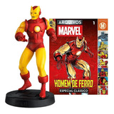 Action Figure Arquivos Marvel Clássicos Homem De Ferro Ed 01