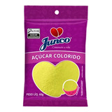 Açúcar Colorido Amarelo Confeitos Para Doce Junco Pct 60g F