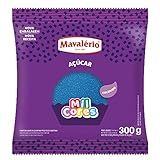 AÇÚCAR CRISTAL COLORIDO AZUL MIL CORES 300G MAVALÉRIO