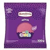 AÇÚCAR CRISTAL COLORIDO ROSA MIL CORES 300G MAVALÉRIO
