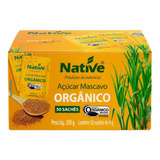 Açúcar Mascavo Orgânico Com 50 Sachês Native