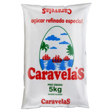 Açúcar Refinado Especial Caravelas Pacote 5kg