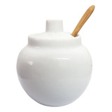 Açucareiro C Tampa 250ml Porcelana Porta Acucar Acucareiro