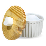 Açucareiro De Porcelana Com Tampa Porta Açúcar De Louça
