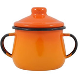 Açucareiro Esmaltado Ágata Qualidade Ewel 380ml