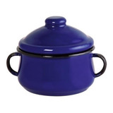 Açucareiro Esmaltado Ágata Qualidade Ewel Azul 500 Ml
