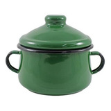 Açucareiro Esmaltado Ágata Qualidade Ewel Vermelho 500 Ml Cor Verde