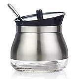 Açucareiro Inox 9 Cm C Tampa E Colher 133770