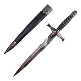 Adaga Medieval Pomo Capacete Cavaleiros Templários C Bainha