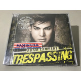 Adam Lambert Trespassing Cd Lacrado Deluxe