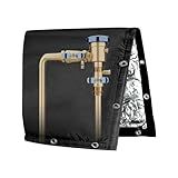 Adamoss Tampa Isolada Antirrefluxo 5 F Tampa De Isolamento De Tubo De Tecido De 6 Camadas Para Tampas De Bombas De Poço De Água E Tampas De Válvulas De Sprinkler Proteção Contra S 14L X 12A 