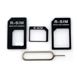 Adaptador 3x1 Chip Sim Card Mini Micro Nano Micro Ferramenta