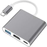 Adaptador 3x1 USB 3 1 Type C Thunderbolt X Hdmi USB 3 Tipo C