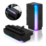 Adaptador 90 Atx 24 Pinos Argb Fonte Placa Mãe Led Pc Gamer