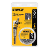 Adaptador Angular Parafusadeira Bits 14 Pç Dewalt Dwpvtc14