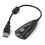 Adaptador Audio Usb Externo Placa De Som Pc Notebook
