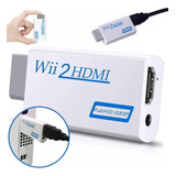 Adaptador Áudio Vídeo Conversor Nintendo Wii Para Cabo Hdmi
