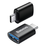 Adaptador Baseus Otg Type C 3 1 Macho Para Usb 3 0 A Fêmea