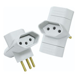 Adaptador Benjamin T De Tomada Kit 100 Peças Plug Pino Tê
