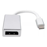 Adaptador Cabo Usb Tipo C Thunderbolt 3 P Displayport Fêmea