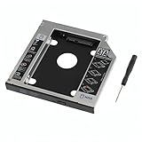 Adaptador Caddy Case Universal 9 5mm Para HD SSD Sata 2 5 Polegadas Substitui Gaveta Drive CD DVD Notebook Compatível SATA HDD RochasBtq