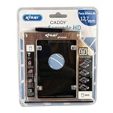 Adaptador Caddy HD SSD Sata 12 7mm Case Para Gaveta De CD DVD Notebook