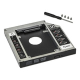 Adaptador Caddy Hd Ssd Sata Case Gaveta Dvd Notebook 12 7mm