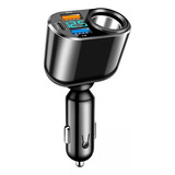 Adaptador Carregador Duplo 12 24v Usb Isqueiro Carro iPhone