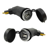 Adaptador Carregador Usb Duplo P Motos Bmw Gs 700 1250 1200 650 800 850 Triumph Tiger 1200 800 Ktm Ducati