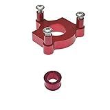 Adaptador CNC Vermelho Sthus De 1 25 Mm 1 5 38 Mm Para Bicicleta Motorizada 49cc 50cc 66cc 80cc
