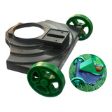 Adaptador Com Rodas De Aparador De Grama Corte Leve Novo