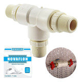 Adaptador Conector Te Para Torneira Monocomando Em Abs