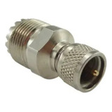 Adaptador Conector Uhf Fêmea Mini Uhf Macho Motorola