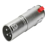 Adaptador Conector Xlr Macho Para P10 Jack Fêmea Mono stereo