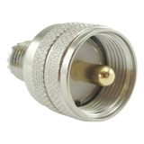 Adaptador Conversão Uhf Macho Pl259 X Uhf mini Fêmea Klc 22