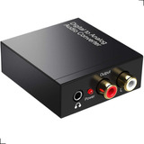 Adaptador Conversor Áudio Ótico Toslink P  Rca P2 Fone