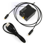 Adaptador Conversor Áudio Toslink Rca Ótico P2 Fone Ouvido