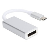 Adaptador Conversor Cabo Usb Tipo c Para Displayport 4k 60hz