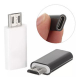 Adaptador Conversor Micro Usb Macho X Tipo C type c Femea